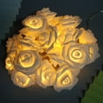 thumbnail image 4 of Cadena de luces decorativas Jadeshay 3 metros 20 luces LED rosas, 4 of 12