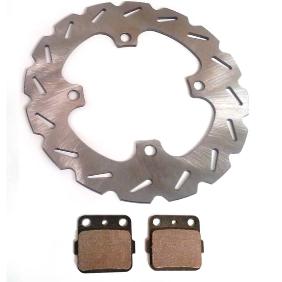 Rear Brake Rotor & Pads for Honda SporTrax TRX400EX 99-08 & TRX400X 09-14, Optimal Braking