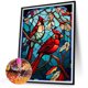 thumbnail image 5 of Pintura de diamante 5D DIY Full Round Drill Vitral Cardinal Kit (B6723), 5 of 9
