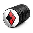 thumbnail image 2 of Harley Quinn Diamond Logo Tire Rim Wheel Aluminum Valve Stem Caps, 2 of 6