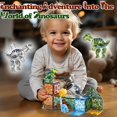 thumbnail image 2 of Azulejos magnéticos Little Pi Dinosaur para niños de 2 a 8 años con 50 piezas, 2 of 5