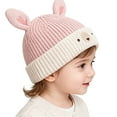 thumbnail image 3 of Gaexia Beanie,Super Cute Cartoon Pullover Hat for Kids Warm Knitted Ear Winter and Autumn Baby Cap, 3 of 5