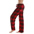thumbnail image 2 of Just Love Women Buffalo Plaid Pajama Pants Sleepwear (Large Red Black Buffalo Plaid, 2X), 2 of 3