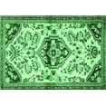 thumbnail image 1 of Ahgly Company Indoor Rectangle Persian Emerald Green Traditional Area Rugs, 7' x 10', 1 of 4