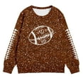 thumbnail image 4 of Byoo Big Girls Football Sweatshirt Long Sleeve Pullover Top Sports Casual Sweatshirts, 4 of 4