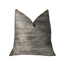 Plutus PBRA2207-1220-DP Pretty Oasis Brown Luxury Throw Pillow, 12 x 20 in.