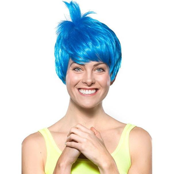 blue pixie wig