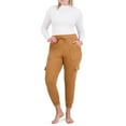 thumbnail image 4 of BEARPAW Women's Micro Fleece Lounge Drawstring Cargo Joggers with Pockets Sweatpants, 4 of 4