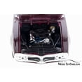 thumbnail image 3 of 1967 Pontiac Firebird, Burgundy - Welly 22502WR - 1/24 Scale Diecast Model Toy Car, 3 of 5
