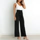 thumbnail image 5 of Pantalones de tela para mujer, pantalones palazzo de cintura alta, pantalones casuales anchos, pantalones de traje, pantalones elegantes tipo paperbag, 5 of 8