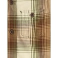 thumbnail image 3 of The Children's Place Boys Long Sleeve Green Plaid Flannel Shirt, Sizes XS-XXL, 3 of 3
