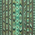 thumbnail image 1 of Ahgly Company Indoor Square Oriental Turquoise Blue Traditional Area Rugs, 6' Square, 1 of 4