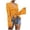 Yellow, variant on Womens Boho Off Shoulder Sheer Crop Tops Bell Sleeve Flowy Oversized Crochet Ruched Pullover Sweaters