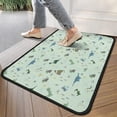 thumbnail image 4 of LightGreen Cartoon Dinosaurs Pattern Door Rugs,Washable Non Slip Door Mats Indoor,Decorative Door Mats,Entry Mat Indoor for Entrance,Bedroom,Kitchen,Bathroom,30"x17", 4 of 6