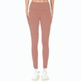 thumbnail image 2 of FRSASU Workout Leggings with Pockets for Women High Waist Yoga Pants Soft Lightweight Athletic Gym Tights Pink, 2 of 2