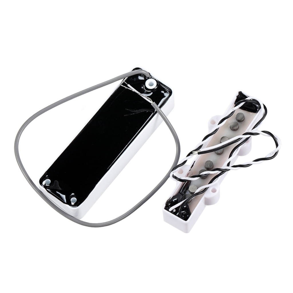 4 String Electric Bass Guitar Humbucker Pickups Sealed Alnico 5 Bass Pickup Set Electric Bass Guitar Parts & Accessories