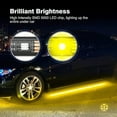 thumbnail image 5 of (90*2+120*2)4pcs 100W Car Underglow Light Flexible Strip LED Underbody Lights Remote /APP Control Car Led Neon Light RGB Decorative Atmosphere Lam, 5 of 5