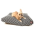 thumbnail image 2 of Majestic Pet Bamboo Print Rectangular Pet Bed, Large, Black, 2 of 3