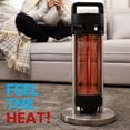 thumbnail image 6 of SereneLife Electric Patio Heater - Portable Indoor/Outdoor Heater with 360 Degree Tip-over Safety Switch, 6 of 7