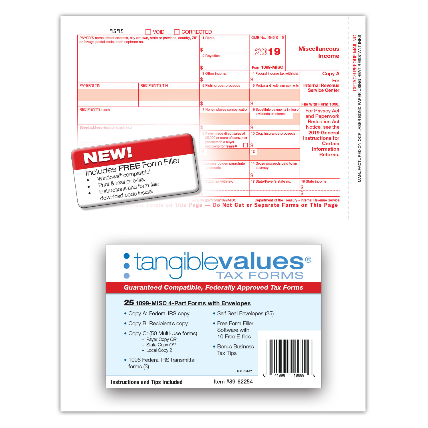 1099 Misc 4 Part Tax Form Kit For 25 Designed For Quickbooks And Accounting Software Walmart Com Walmart Com 1099 Misc 4 Part Tax Form Kit For 25 Designed For Quickbooks And Accounting Software Walmart Com Walmart Com