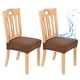 thumbnail image 1 of Uxcell 2-Pack Funda de Silla de Comedor Impermeable, Fundas de Asiento de Comedor de Jacquard Elástico Removibles y Lavables para Sillas de Cocina/Hogar/Banquete [Café], 1 of 1