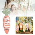 thumbnail image 2 of Easter Custom Name Tags, Wooden Carrot-Shaped Decorations, Engraved with Names, Durable & Reusable, Suitable for Toddlers/Kids/Teens, Ideal for Easter Bags/Gifts, 2 of 6