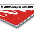 thumbnail image 3 of Curb-N-Sign® Valentines Day Yard Sign with 50 Heart Shaped Vinyl Sticker - Single Sided Corrugated Plastic with Metal H Stake - Best for Valentines Day Decorations, Gift for Her (12 x 18 Inch), 3 of 6
