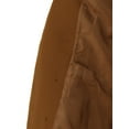 thumbnail image 5 of Unique Bargains Women's Notched Lapel Double Breasted Winter Trenchcoat L Caramel, 5 of 6