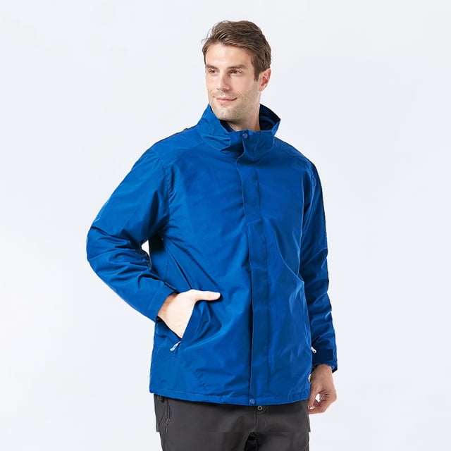 Chaquetas de exterior 3 en 1 Cortavientos Softshell Impermeable con capucha Abrigo de lluvia Chaquet Abanopi Abrigos deportivos