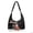Black Christmas Capybara, variant on Christmas Pug Pattern Padded Hobo Purse for Women, Large Capacity Quilted Shoulder Crossbody Bag with Matching Pendant Adjustable Strap for Winter Holiday Shopping Daily