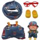 thumbnail image 1 of Conjunto de accesorios de ropa para muñecas para conjunto de atuendo divertido de 17 cm Compatible con conjunto de ropa para muñecas adorable de 17 cm Ropa linda para vestir Estilo único No incluye mu, 1 of 1