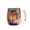 B, variant on 250ml Double Wall Glass Coffee Mugs Flower Coffee Mug Insulated Clear Espresso Cups for Cappuccino Tea Latte Hot Beverages Glasses (The color and position of the flowers are random)