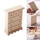 thumbnail image 1 of 1/12 Casa de de Hecha Accesorios para Conjunto de Muebles Conjunto de Muebles de pequeña sala Mueble de pequeña sala Gabinete Salvador Escritorio de armario de casa de muñecas, 1 of 10