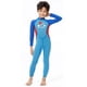thumbnail image 3 of Greeniant Traje de neopreno para niños, traje de baño de una pieza, traje de neopreno para niños, conjunto de esnórquel a prueba de sol, traje de Deportes acuáticos azul L Greeniant OD003312-03, 3 of 6