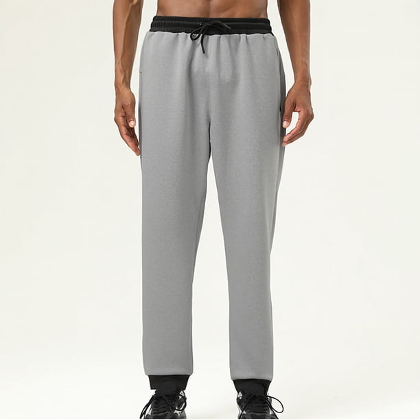 Pantalones largos para hombre, deportivos y de ocio, gruesos y holgados, para entrenamiento, fitness, running, de secado rápido.