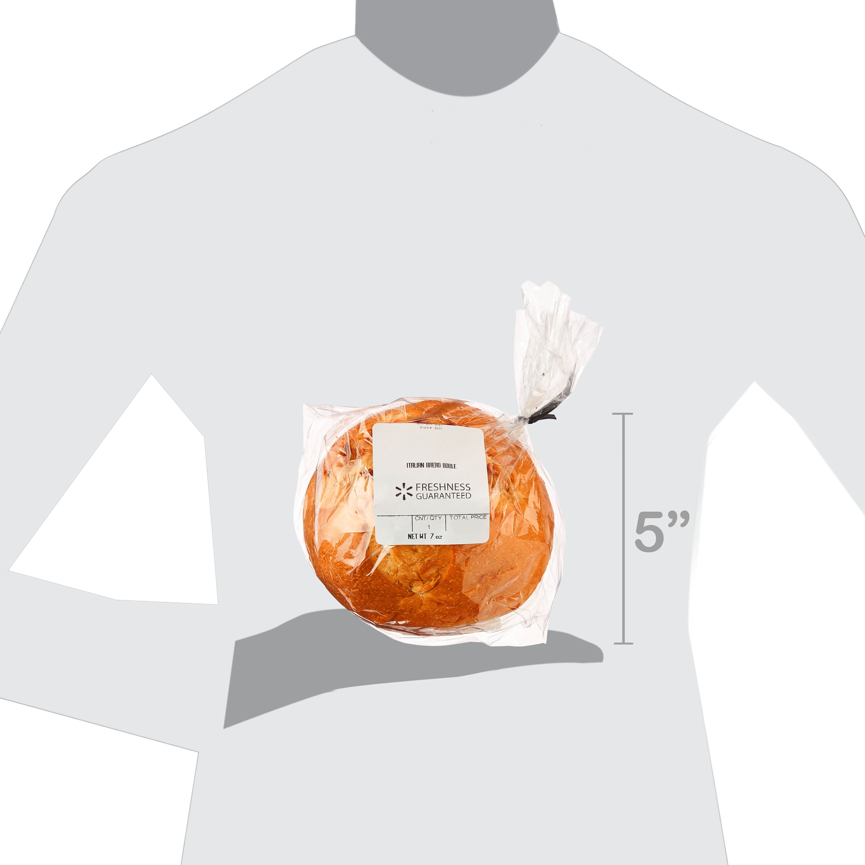 Freshness Guaranteed Italian Bakery Bread Boule, 7 oz, 1 Count