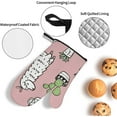 thumbnail image 5 of peyaoo Alpaca and Cactus Oven Mitts and Pot Holders Sets for Kitchen 4 Pcs 7"X11" Heat Resistant Baking Cooking, 5 of 6