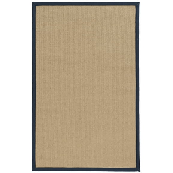 Linon Athena Sisal & Blue 8x11 Area rug