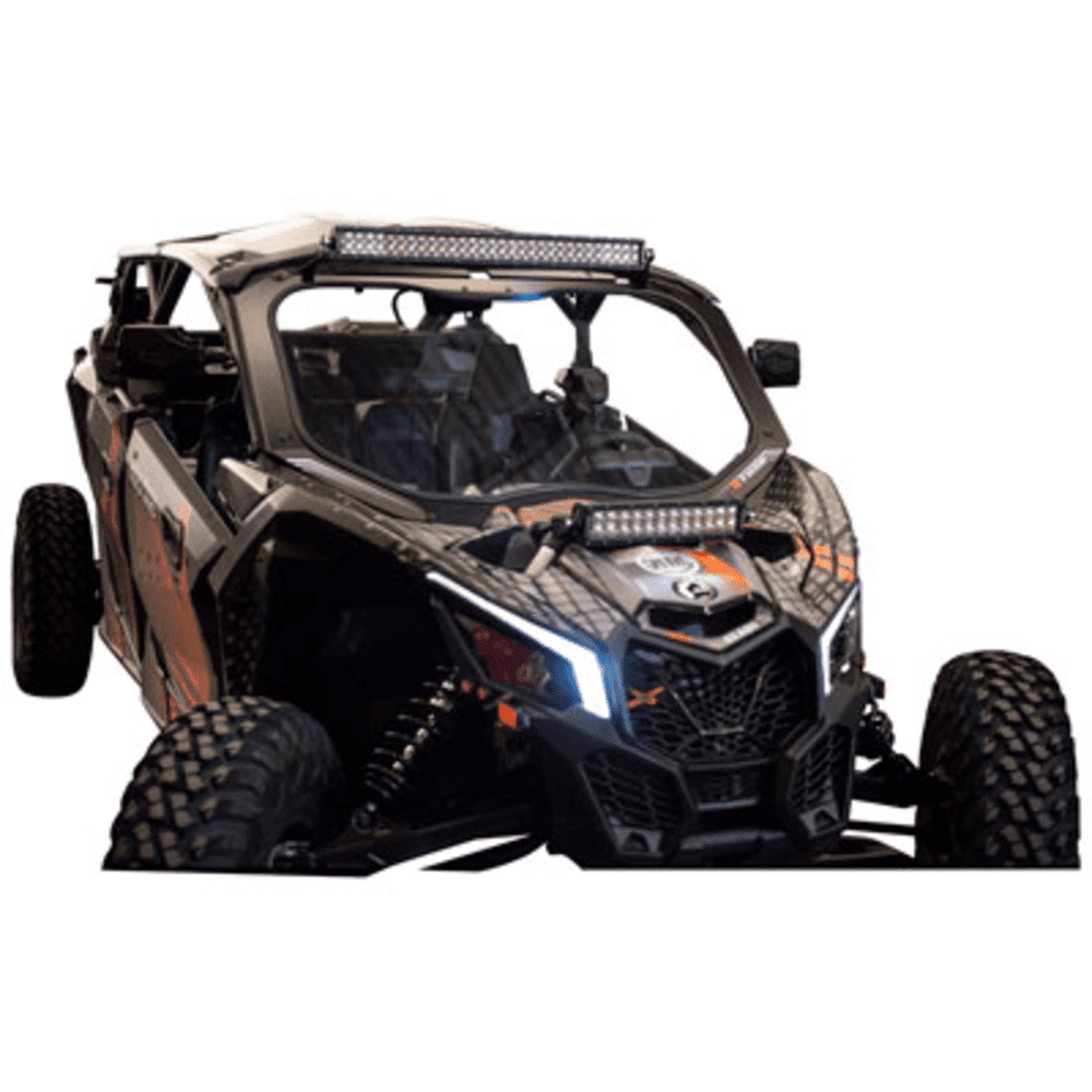 UTV Full Glass Windshield With Vent and 12" Windshield Wiper compatible