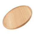 thumbnail image 3 of Wood Round Pizza Tray, Round Pizza Board Healthy Thick And Sturdy Slippy  Ergonomic Handle  For Home For Restaurants For Desserts For Coffee, 3 of 8
