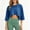 A251 Blue, variant on Womens Oversized Boxy Crop Tops Crewneck Short Sleeve High Low Asymmetrical Hem Casual Blouses Workout Gym Athletic Streetwear Fashion Summer Active Tees Shirts