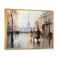 thumbnail image 2 of Designart "In 1920S French Paris painting I" Cityscapes Floater Framed Canvas Print, 2 of 7