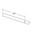 thumbnail image 2 of Azar 1" x 8 1/2" Plastic Adhesive-Back C-Channel Nameplates Clear 10/Pack 199602, 2 of 2