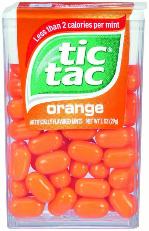 Tic Tac Mints, Orange Singles, 1 oz