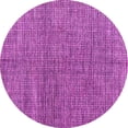 thumbnail image 1 of Ahgly Company Indoor Round Abstract Pink Modern Area Rugs, 3' Round, 1 of 4