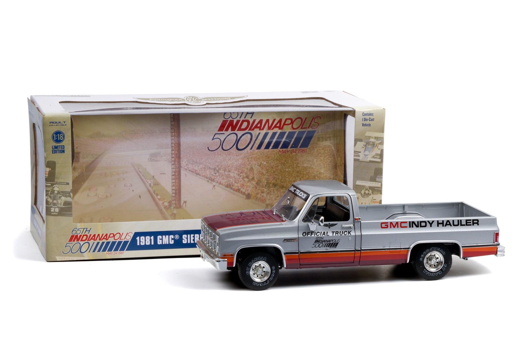 1/18 グリーンライト GMC シエラ クラシック 1500 Indy 500 1:18 Scale 1981 GMC Sierra Classic 1500