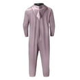 thumbnail image 6 of Rohuuque Men's and Women's Festive Onesie Animal Dress Up Christams Jumpsuits One-Piece Pajama with Hood and Pocket Lounge Wear Purple, 6 of 9