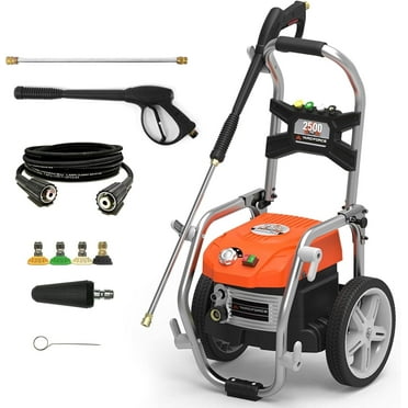 Yard Force 2500 PSI at 1.3 GPM Corded Electric Cold Water Pressure Washer, Adjustable Wand