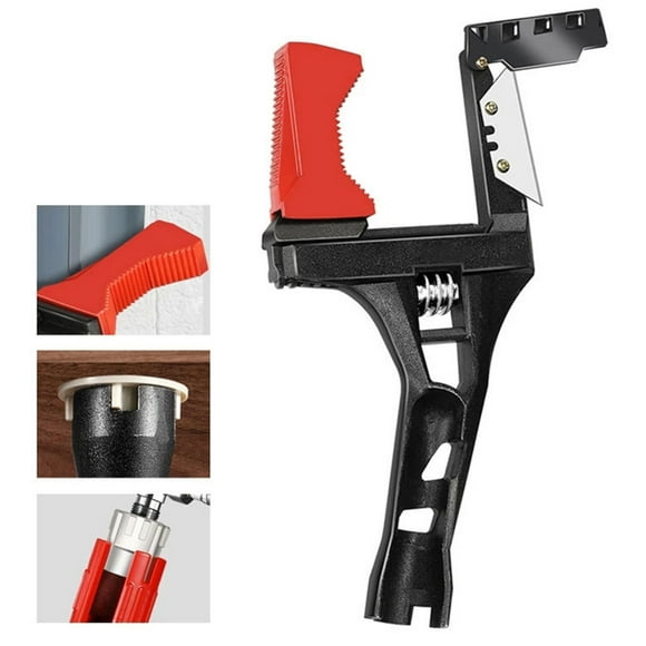 24-in-1 Water Pipe Wrench Sink Basin Manual Plumbing Multifunctional Tool Plumbing Spanner Plumber Repair Tool Multifunctional Professional Large Hole Open