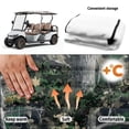 thumbnail image 5 of Bulopur Camo Club Car Golf Cart Seat Covers Easy to Install Golf Cart Towel Seat Covers with 4 Front Pockets& Nonskid Bottom Fits for EZGO, Yamaha, Club Car, 5 of 8